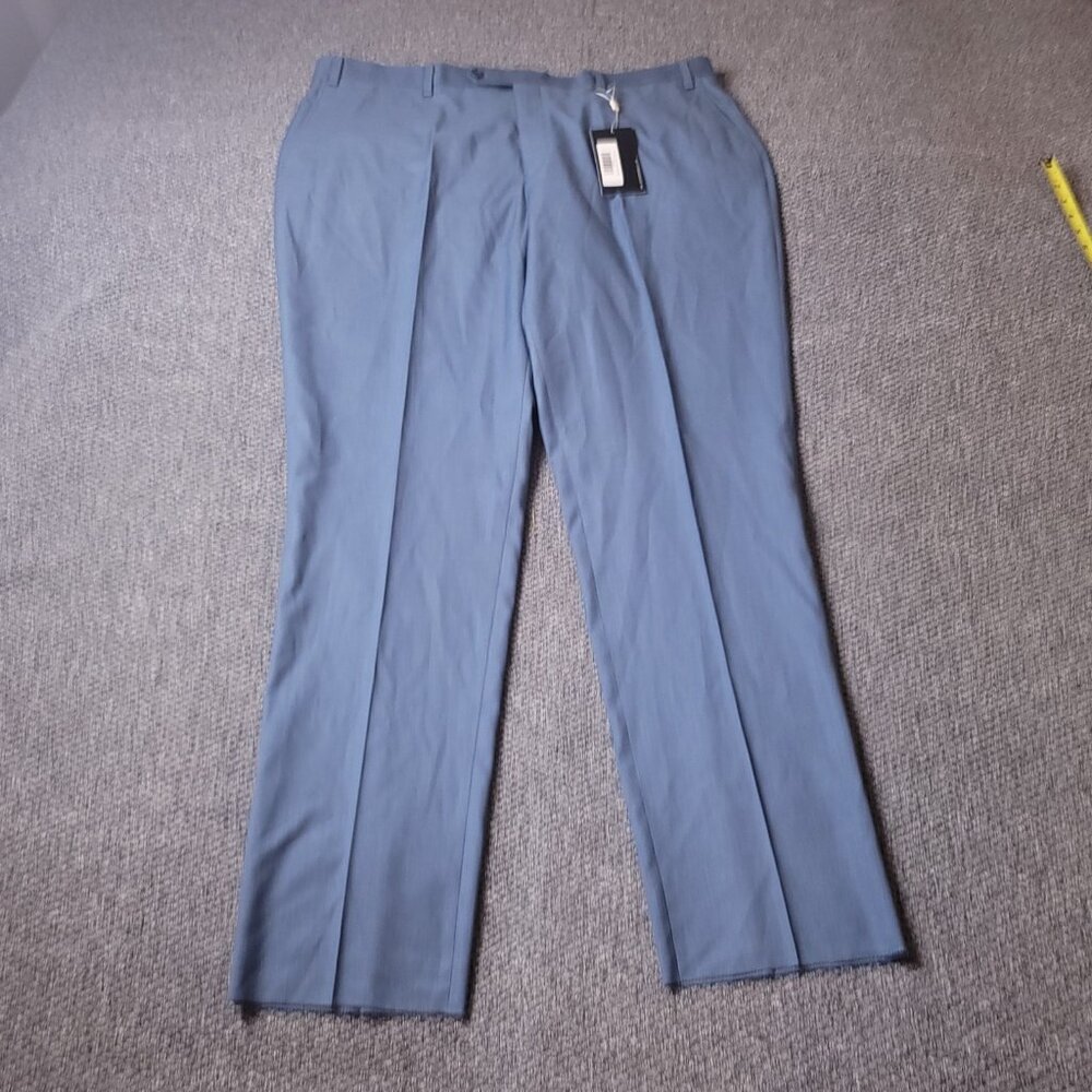 The Groomsman Suit Pants Mens 42R 42x35 Modern Fit  Light Blue Supply Shop